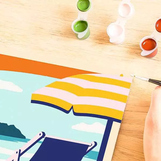 Картина за номерами Ravensburger CreArt Relax at the Beach 23897 (4005556238972) - зображення 7