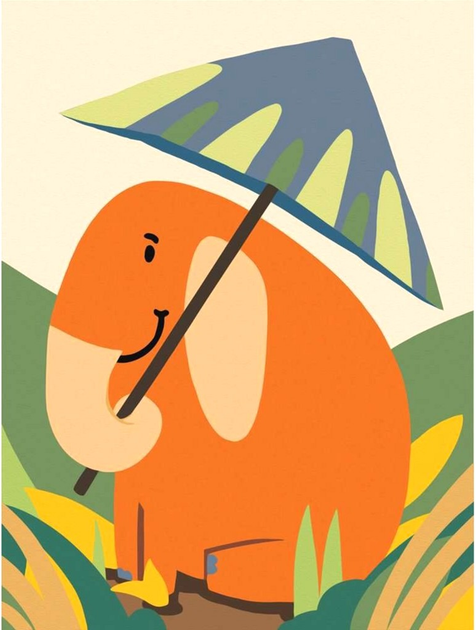 Картина за номерами Ravensburger CreArt Hello Baby Safari 23905 (4005556239054) - зображення 3