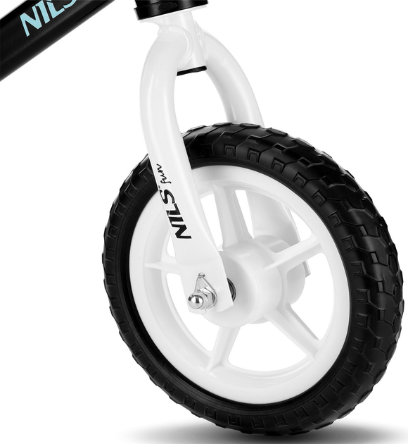 Rowerek biegowy Nils Fun RB134 10" Czarny (5907695575460) - obraz 5