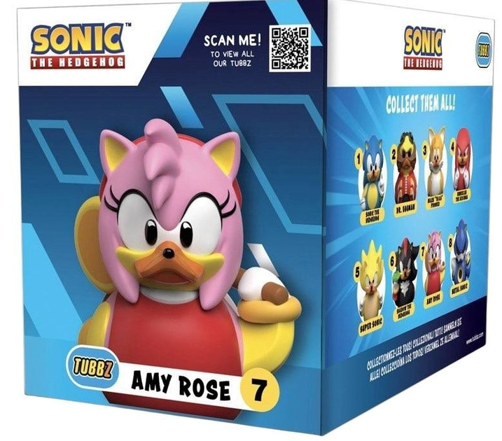 Figurka Numskull Tubbz Boxed Sonic - Amy Rose 9 cm (7) ( 23P5C6) (5056280460473) - obraz 7