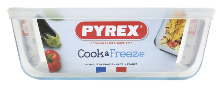Форма с крышкой Pyrex Cook&Freez 20х20х7 см (219P001/7944) - Фото 7 Форма с крышкой Pyrex Cook&Freez 20х20х7 см (219P001/7944) - изображение 7