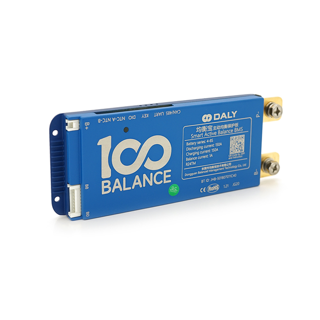 Bms контроллер lifepo4 аккумуляторов с bluetooth и can daly lifepo4 4 8s 150a can активный баллансир 1a - изображение 1