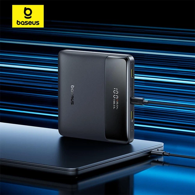 УМБ  Baseus Blade H1 Lite 20000 mAh 100W Black (P10021604123-00) - зображення 10