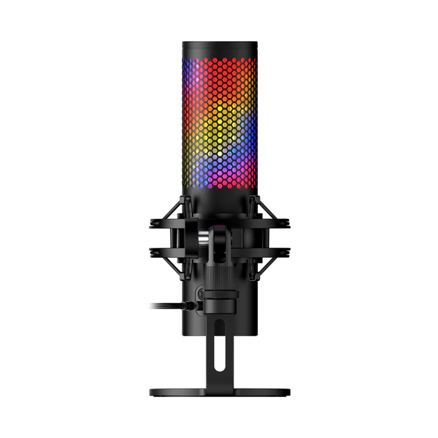Микрофон геймерский HyperX 9A273AA QuadCast 2 S, Omni/Uni/Bi, USB-A, 3м, NGenuity, RGB, чорний - Фото 2 Микрофон геймерский HyperX 9A273AA QuadCast 2 S, Omni/Uni/Bi, USB-A, 3м, NGenuity, RGB, чорний - изображение 2