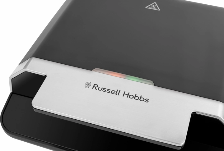 Сендвічмейкер Russell Hobbs, 750Вт, 1 пластина-сендвіч, корпус-пластик, чорний - зображення 3