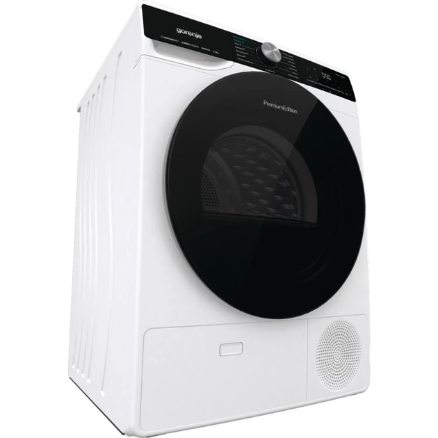 Сушильна машина Gorenje тепловий насос, 9кг, A++, 60см, дисплей, 15 програм, підсвітка барабану, білий - изображение 6