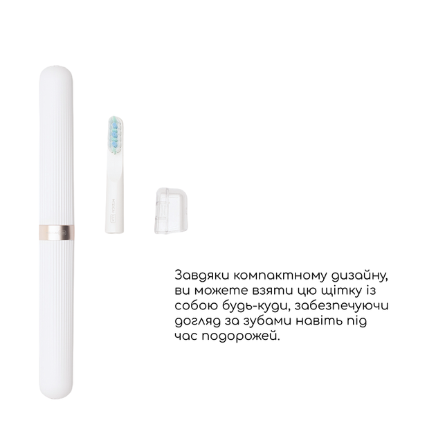 Отбеливающая звуковая зубная щетка Medica+ Lux 10Х Portable Silver - изображение 6