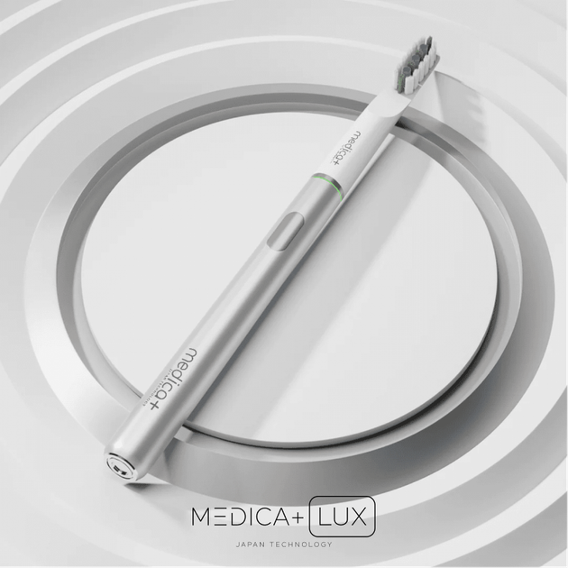 Отбеливающая звуковая зубная щетка Medica+ Lux 10Х Portable Silver - изображение 10
