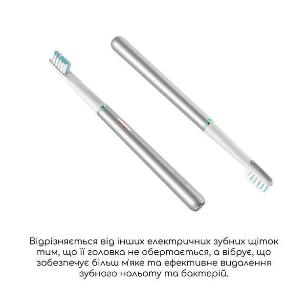 Отбеливающая звуковая зубная щетка Medica+ Lux 10Х Portable Silver - изображение 11