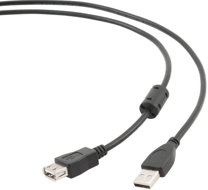 Kabel Cablexpert USB 2.0 AM - AF 3 m z filtrem ferrytowym (CCF-USB2-AMAF-10) - obraz 2