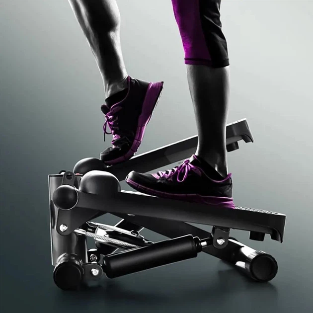 スポーツ フィットネス、トレーニング Степпер похилий Sport Step тренажер міні степпер з еспандерами та