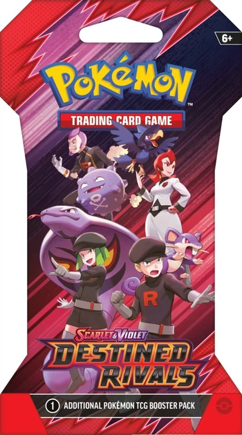 Zestaw Pokémon TCG: Scarlet & Violet - Destined Rivals - Sleeved Booster Box 24 szt (ZES0196214111240) - obraz 3