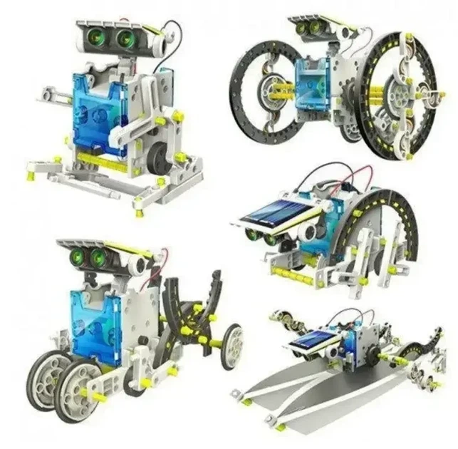 Конструктор робот на солнечных батареях Solar Robot 14 в 1 - Фото 2 Конструктор робот на солнечных батареях Solar Robot 14 в 1 - изображение 2