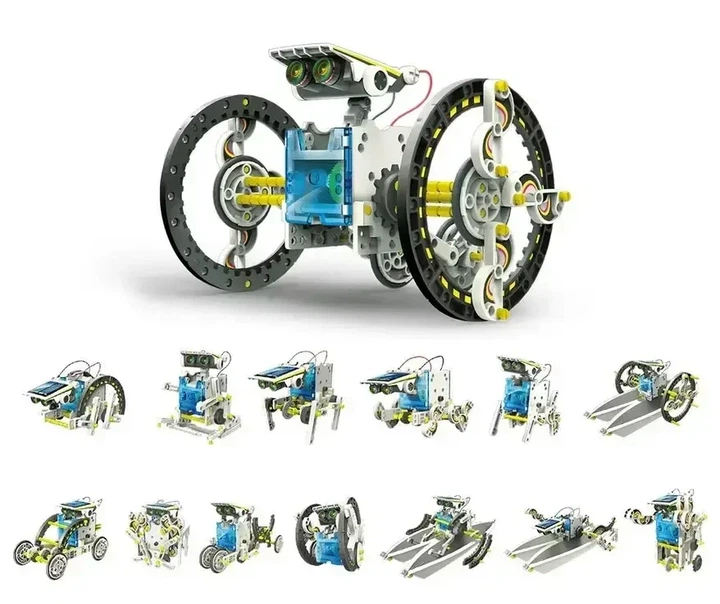 Конструктор робот на солнечных батареях Solar Robot 14 в 1 - Фото 6 Конструктор робот на солнечных батареях Solar Robot 14 в 1 - изображение 6