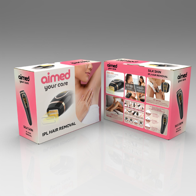 Фотоэпилятор AIMED Silk Skin IPL Intensed Pulse Light черный - изображение 3