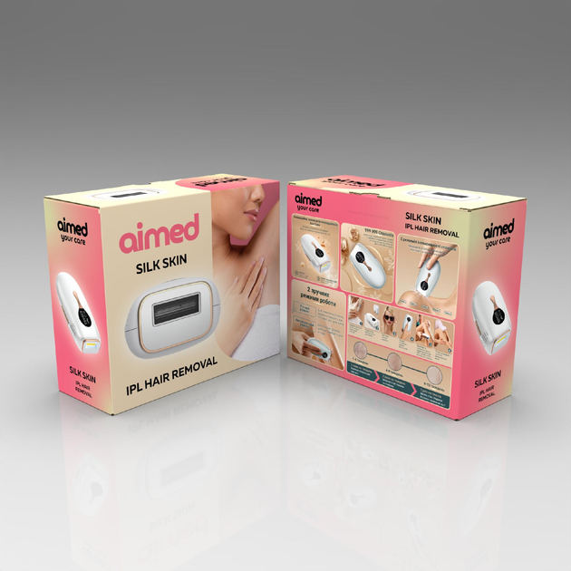 Фотоэпилятор AIMED Silk Skin PRO Ice Cooling IPL Intensed Pulse Light белый - изображение 3