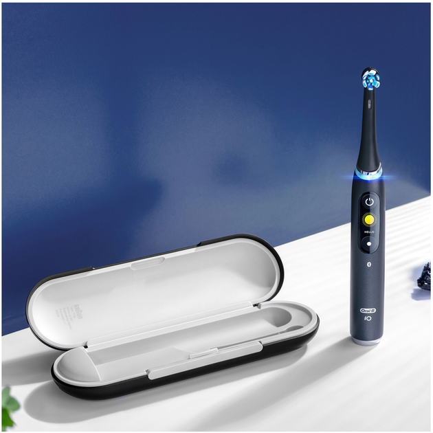 Elektryczna szczoteczka do zębów Oral-B iO 9N Czarna + Brush Head + TC (4210201408666) - obraz 5