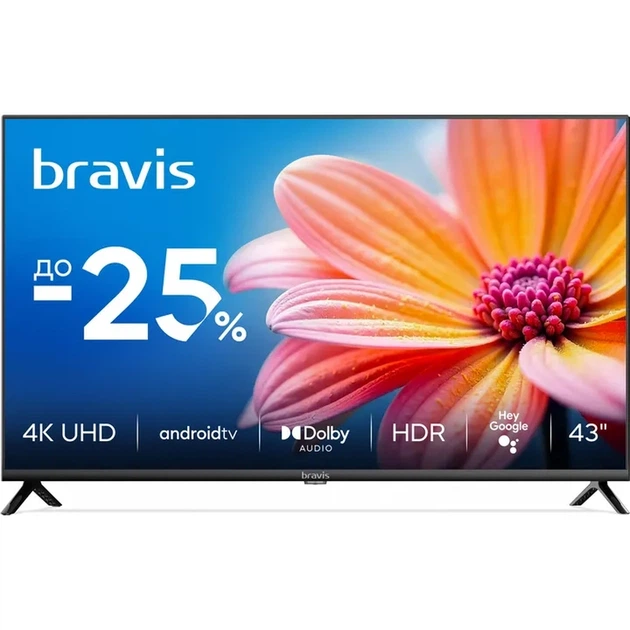 LED-телевізор BRAVIS 43K6000U - зображення 6