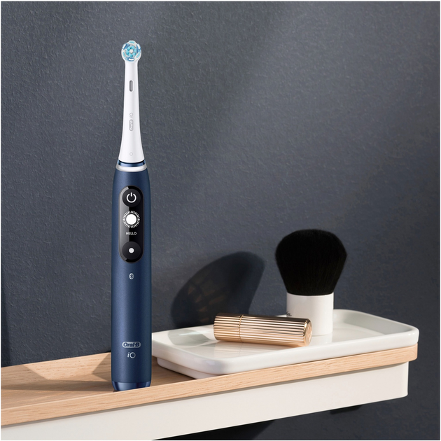 Elektryczna szczoteczka do zębów Oral-B iO 7N Niebieska + Brush Head + TC (4210201409312) - obraz 6
