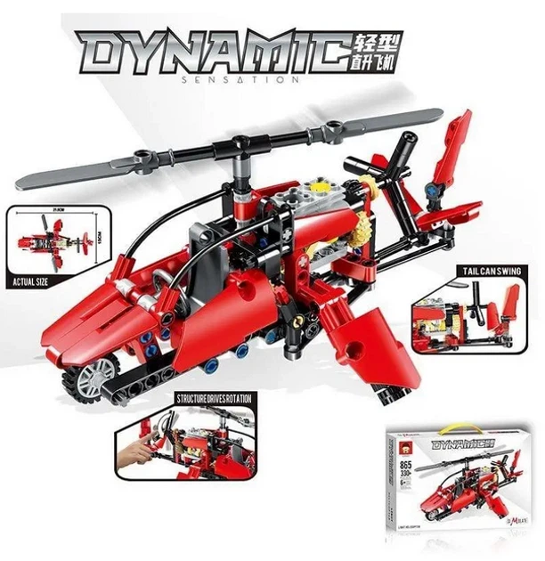 Конструктор DYNAMIC 330 деталей Вертоліт - зображення 2