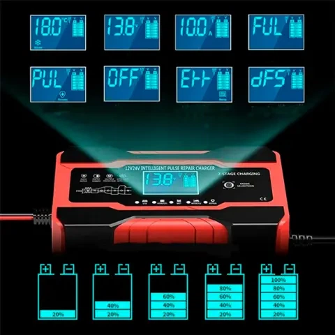 Зарядное устройство для аккумулятора (АКБ 12v/10a – 24v/5a) - изображение 2