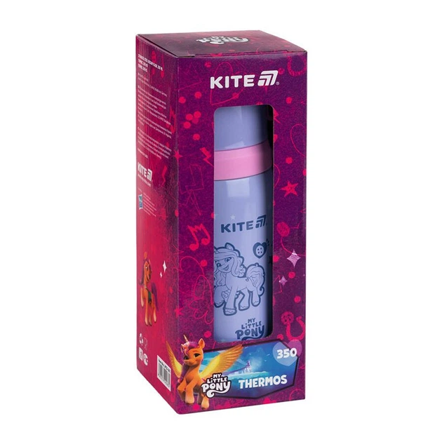 Термос Kite Litlle Ponny "Маленькие Пони" 350 мл фиолетовый с розовым (LP25-301) - изображение 4