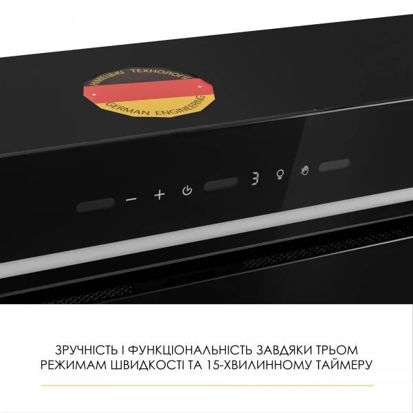 Вытяжка weilor lumina wbg 68 black - изображение 6