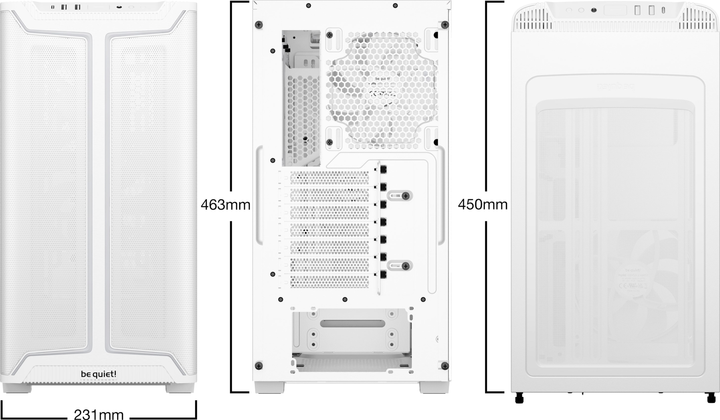 Корпус be quiet! PURE BASE 501 DX White (BGW77) - зображення 6