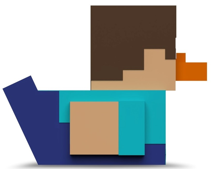 Figurka Numskull Tubbz Minecraft Steve 9 cm (23MX4B) (5056280460343) - obraz 4