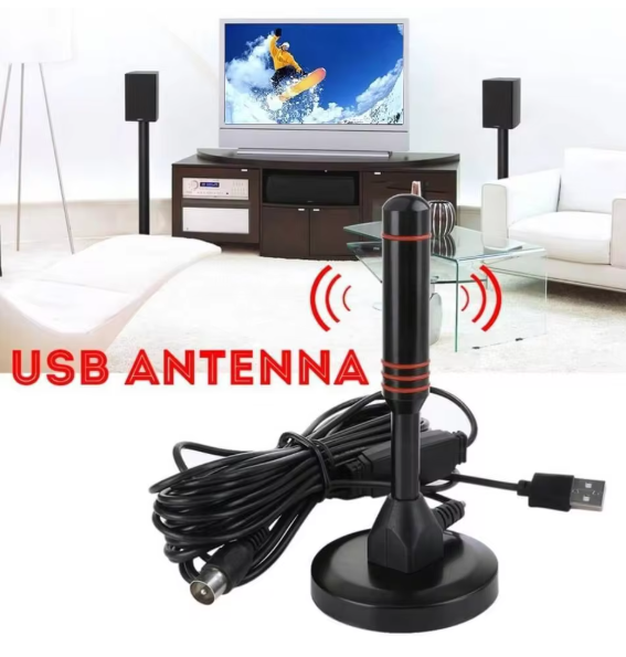 ТВ-антена для Т2 з посиленням телевізійна антена DVB-T2 антена HDTV TV Antenna Mini 1080p - зображення 3