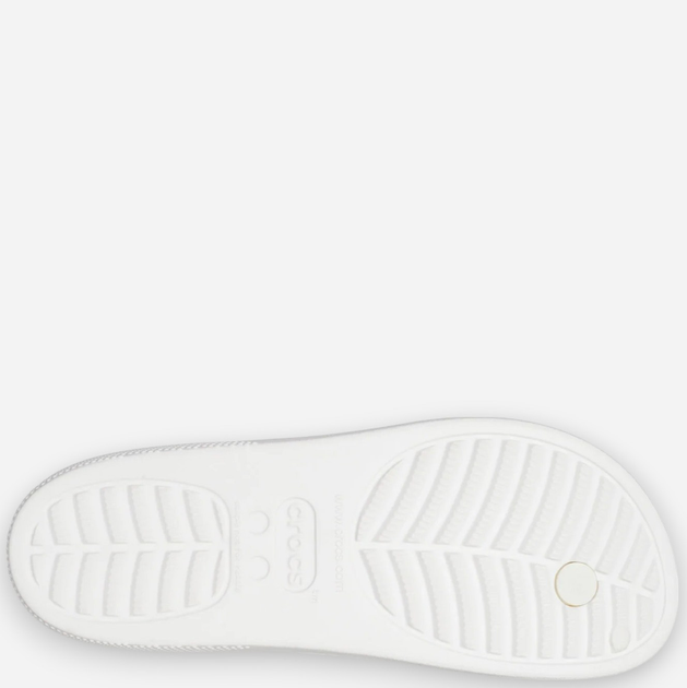 Klapki japonki damskie na platformie Crocs Classic Platform 207714-100 36-37 (W6) 22 cm Białe (191448991361) - obraz 7