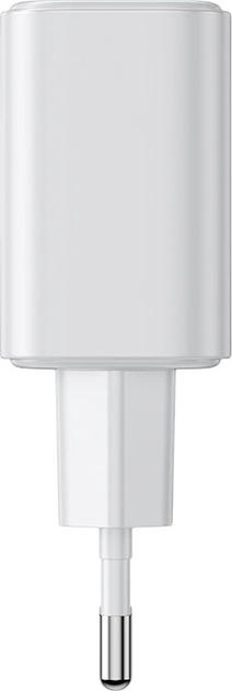 Ładowarka sieciowa JOYROOM JR-TCF05 GaN PD 20 W USB-C + USB-A z kablem USB-C White (6941237128782) - obraz 5