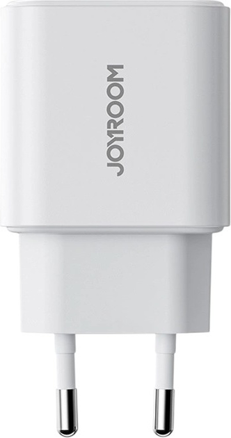 Ładowarka sieciowa JOYROOM JR-TCF05 GaN PD 20 W USB-C + USB-A z kablem USB-C White (6941237128782) - obraz 6