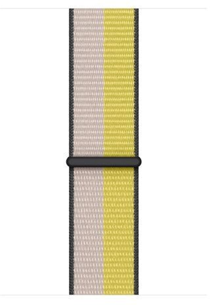 Pasek Apple Sport Loop do Apple Watch 45mm Oat Milk/Lemon Zest (MN5T3) - obraz 3