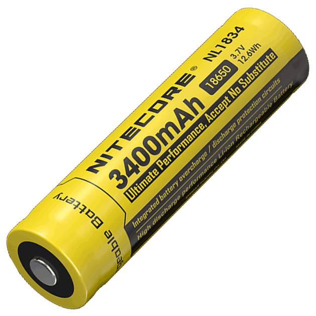 Акумулятор 18650 (3400mAh) Nitecore NL189 - Фото 1 Акумулятор 18650 (3400mAh) Nitecore NL189 - зображення 1