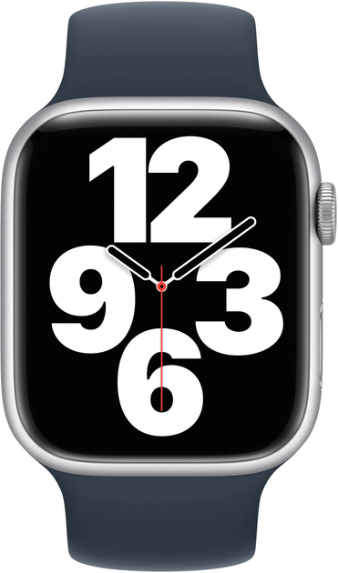 Ремінець Apple Solo Loop для Apple Watch 45mm Size 1 Storm Blue (MQG23) - зображення 2