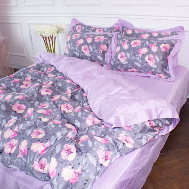 Підковдра MirSon Satin print Elit Aster 143х210 від Rozetka на платформі USKIDKA Акція на Підковдра MirSon Satin print Elit Aster 143х210 від Rozetka
