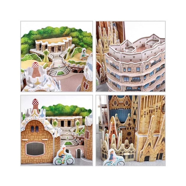 Конструктор 3D Cubic Fun City line Barcelona MC 256H - Фото 3 Конструктор 3D Cubic Fun City line Barcelona MC 256H - изображение 3