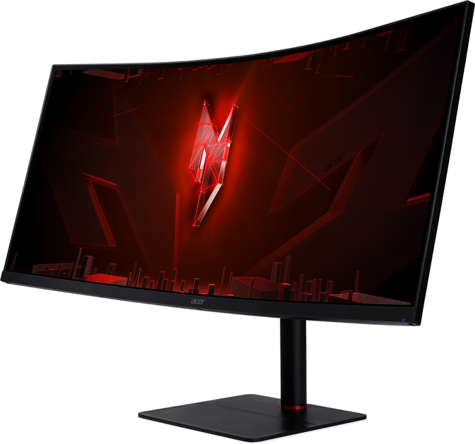 Монитор 34" Acer Nitro XV345CURVbmiphuzfx (UM.CX5EE.V05) VA 100R UWQHD / 180Hz / 1ms / HDR10 / USB-C 65W PD / FreeSync Premium / G-Sync Compatible / Speakers 3W - изображение 3