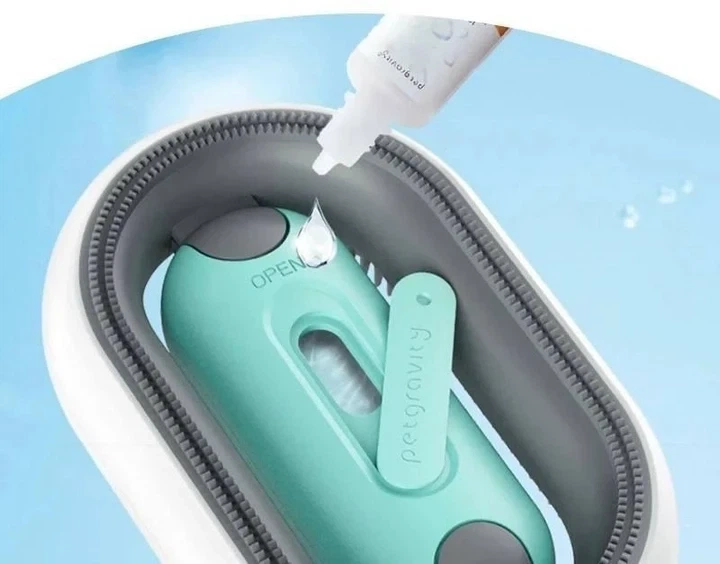 Щетка для сухого и влажного вычесывания собак и котов Pet Gravity 4в1 Pet Grooming Comb Зеленый (31901IM437) - Фото 5 Щетка для сухого и влажного вычесывания собак и котов Pet Gravity 4в1 Pet Grooming Comb Зеленый (31901IM437) - изображение 5
