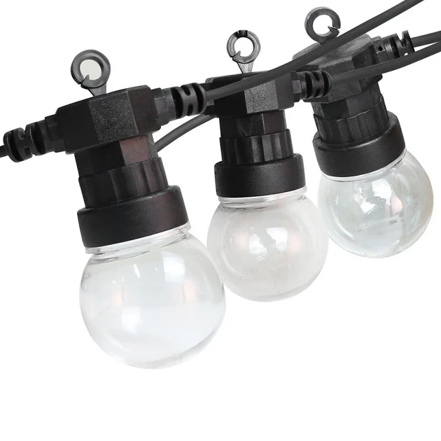 Гирлянда уличная с соединителем 10 больших шаров 5 метров WARM Bulbs Теплый цвет (61901TT718) - изображение 4
