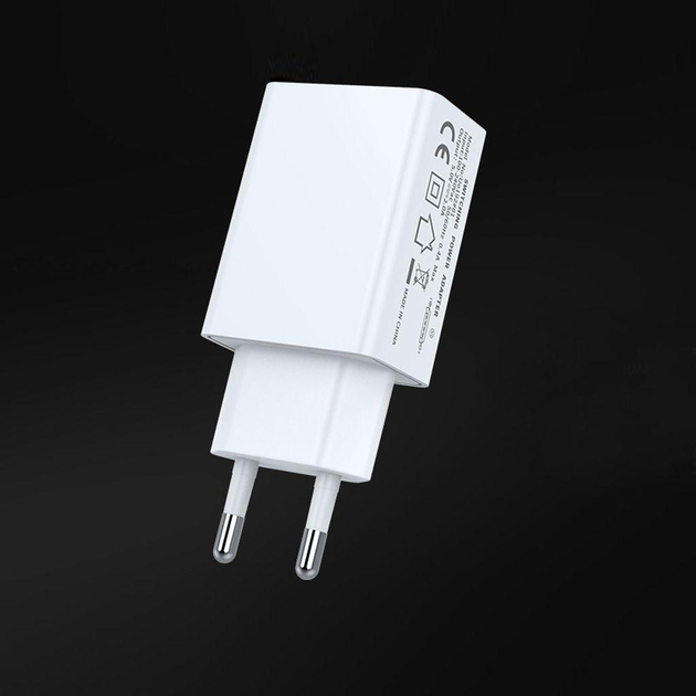 Сетевой адаптер USB 2A белый (302306g) - изображение 1