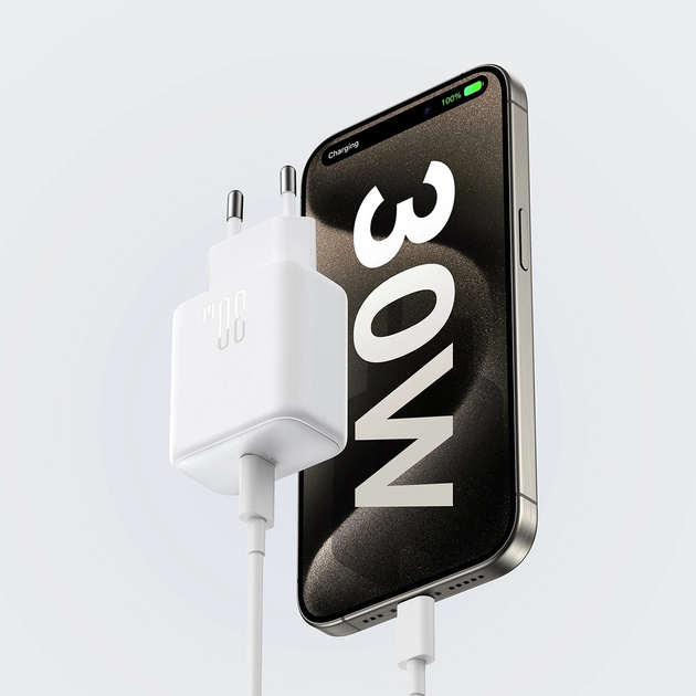 Ładowarka sieciowa JOYROOM JR-TCF24 USB-C 30 W QC SFC PD White (6956116724788) - obraz 8