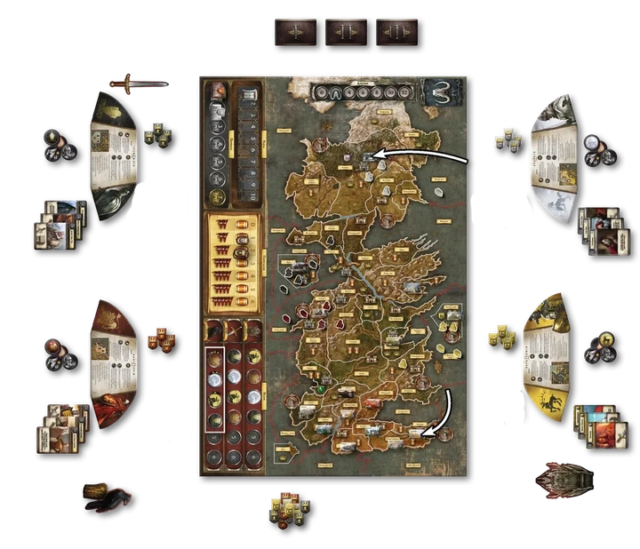 Настільна гра Geekach Games Гра престолів. Друге видання (A Game of Thrones: The Board Game Second Edition) - Фото 4 Настільна гра Geekach Games Гра престолів. Друге видання (A Game of Thrones: The Board Game Second Edition) - изображение 4