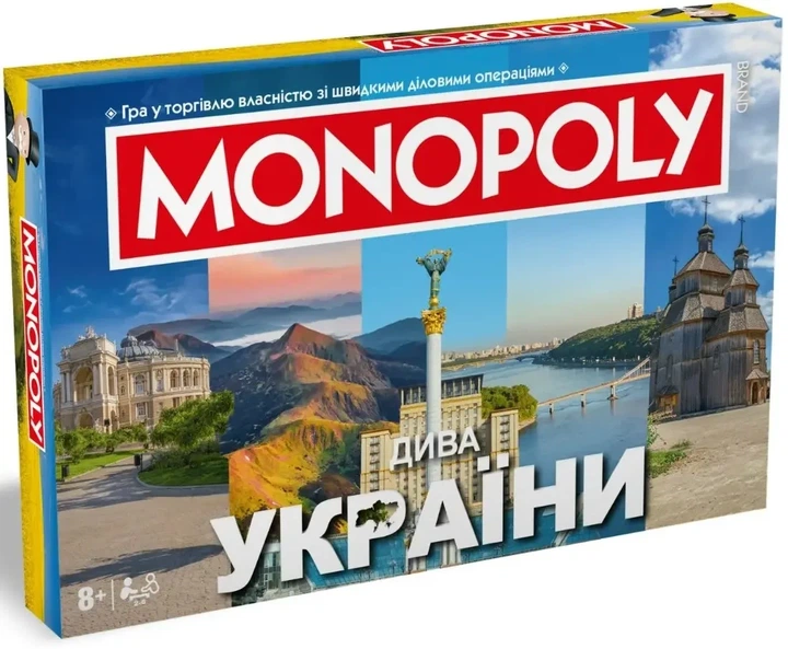 Настільна гра ROZUM Монополія: Дива України (R065UA) - Фото 1 Настільна гра ROZUM Монополія: Дива України (R065UA) - изображение 1