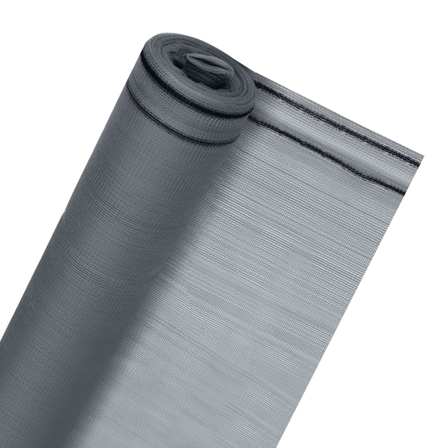 Сітка фасадна захисна, затіняюча Fortex 3,3 х 50 м, 165 м2, 60 г/м2, сіра - Фото 3 Сітка фасадна захисна, затіняюча Fortex 3,3 х 50 м, 165 м2, 60 г/м2, сіра - зображення 3