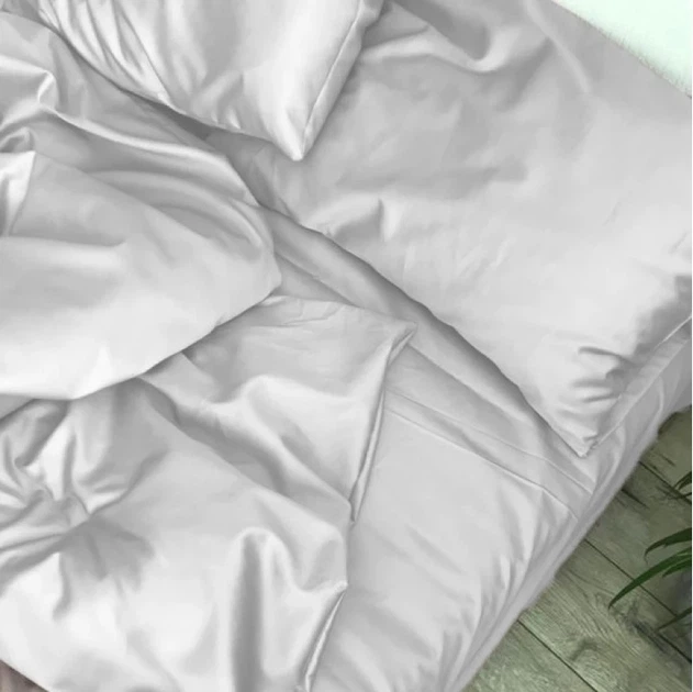 Пододеяльник MirSon евро 200x220 см Light Pro 10-001 Snow White Satin (2200010168761) - Фото 3 Пододеяльник MirSon евро 200x220 см Light Pro 10-001 Snow White Satin (2200010168761) - изображение 3