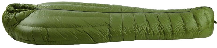 Пуховий спальний мішок Rock Front 600 L Short хакі - зображення 4
