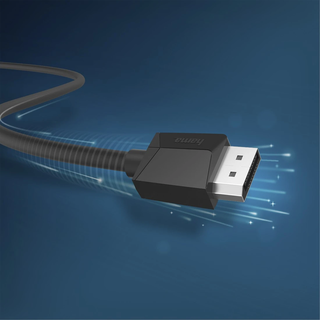 Кабель Hama DisplayPort – DisplayPort M/M 5 м Black (4047443444707) - зображення 4