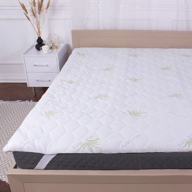 Наматрасник MirSon №1017 Alberto Wool Seasons Strong Aloe Vera 200х220 см (2200001497535) - Фото 4 Наматрасник MirSon №1017 Alberto Wool Seasons Strong Aloe Vera 200х220 см (2200001497535) - изображение 4